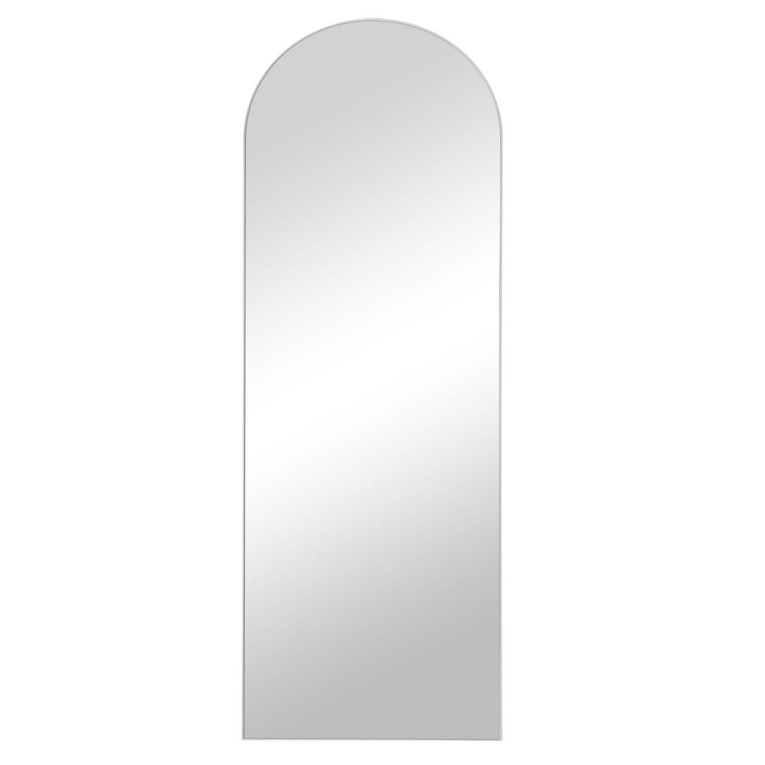 22 in x 65 in Silver Modern Floor Mirror - Image 8