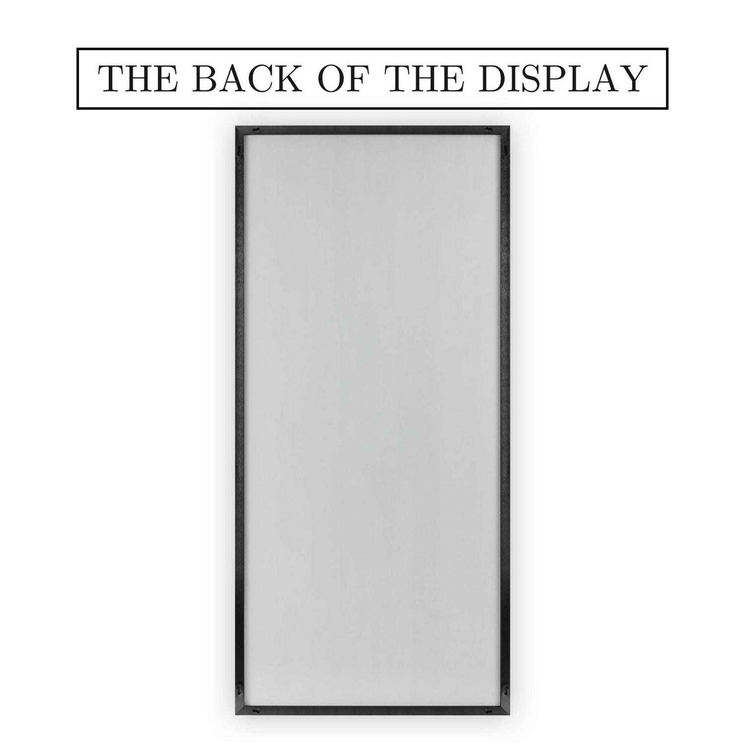 70 in x 30 in Black Modern Full Length Mirror - Image 7