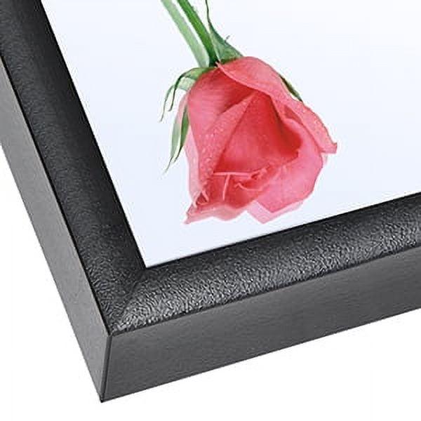 71"x31" Aluminum Alloy Frame Mirror Rectangular Full Length Floor Mirror with Stand Black - Image 5