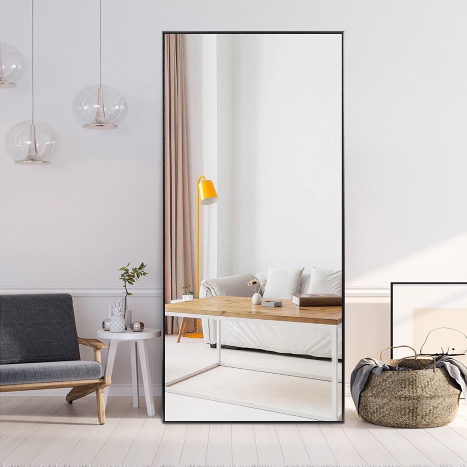 71"x32" Black Modern Full Length Mirror