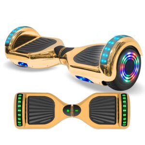 New Design Hoverboard Electric Self Balancing Scooter Safety Certified with Wireless Speaker LED Lights Carry Handle