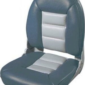 Tempress Charcoal/Gray Folding High Back Boat Seat