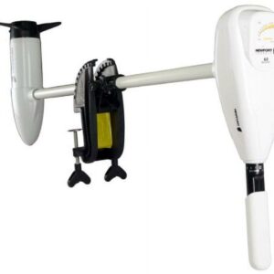 Newport L-Series 62lb Thrust Transom Mounted Saltwater Electric Trolling Motor w/ LED Battery Indicator (40" Shaft)