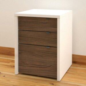 Nexera 3 Drawers Vertical Wood Composite Filing Cabinet, Multiple Finishes available