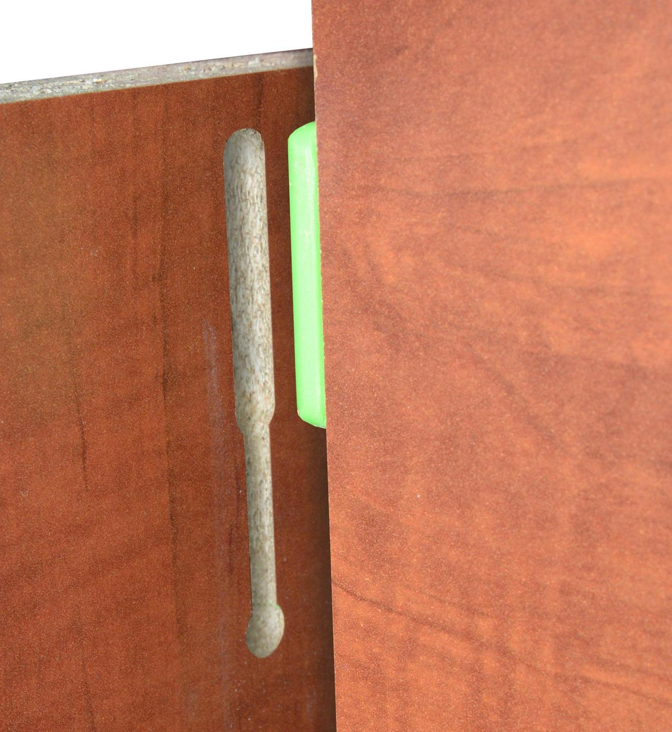 Niche Mod Freestanding Pedestal Two Drawer Filing Cabinet- Cherry - Image 7