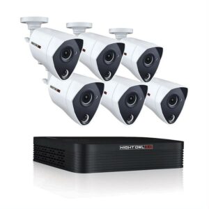 Night Owl Night Vision 3MP 8 Channel Video Security DVR Camera with Wired Infrared