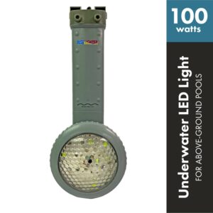 NiteLighter 100 Watt 1350 Lumens LED Underwater Light for Above Ground Pools, Grey NL100
