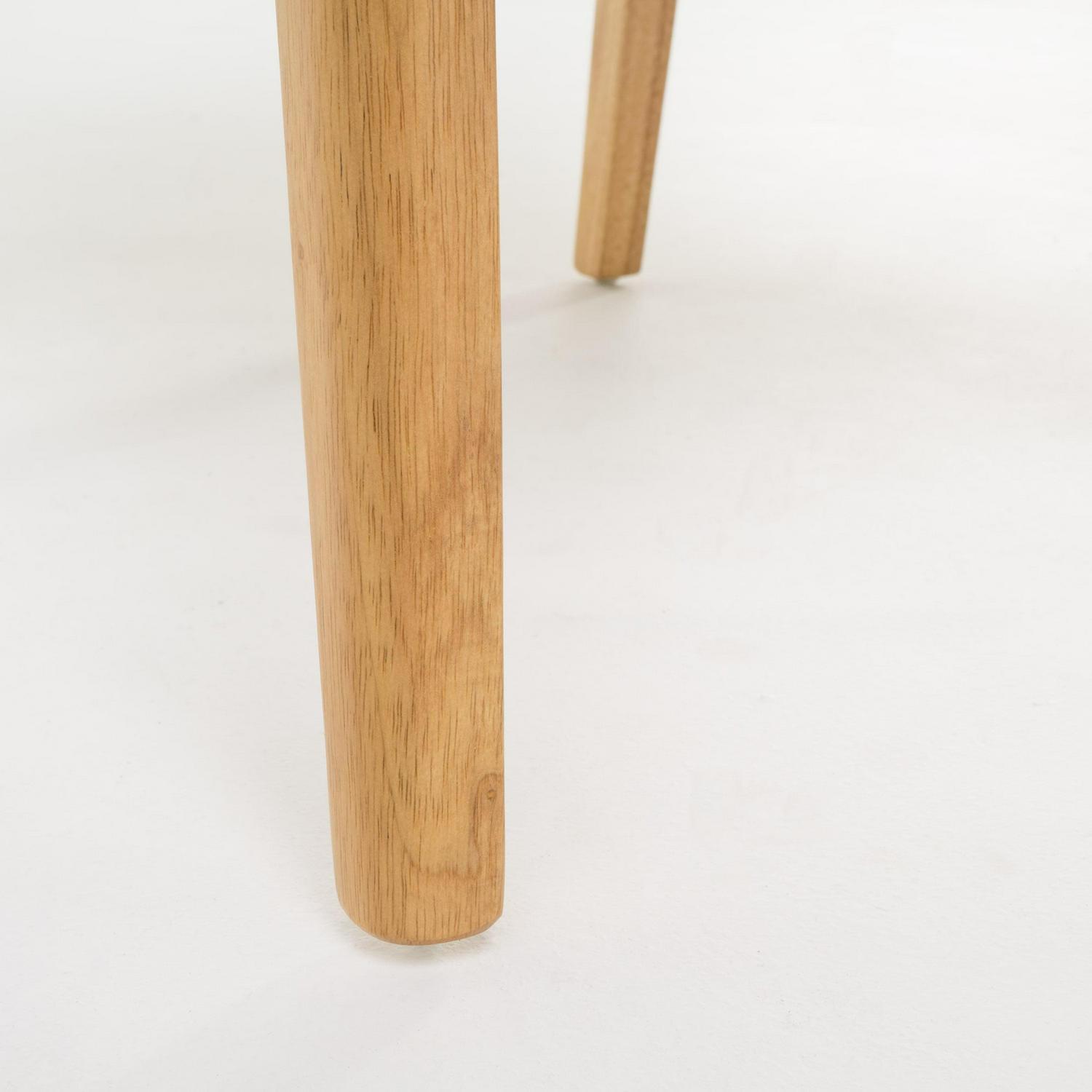 Noble House Caruso Mid-Century Modern 5 Piece Dining Set, Light Beige and Natural Oak - Image 4