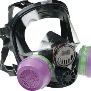 North by Honeywell 7600 Series Silicone Full Facepiece Respirators, Regular