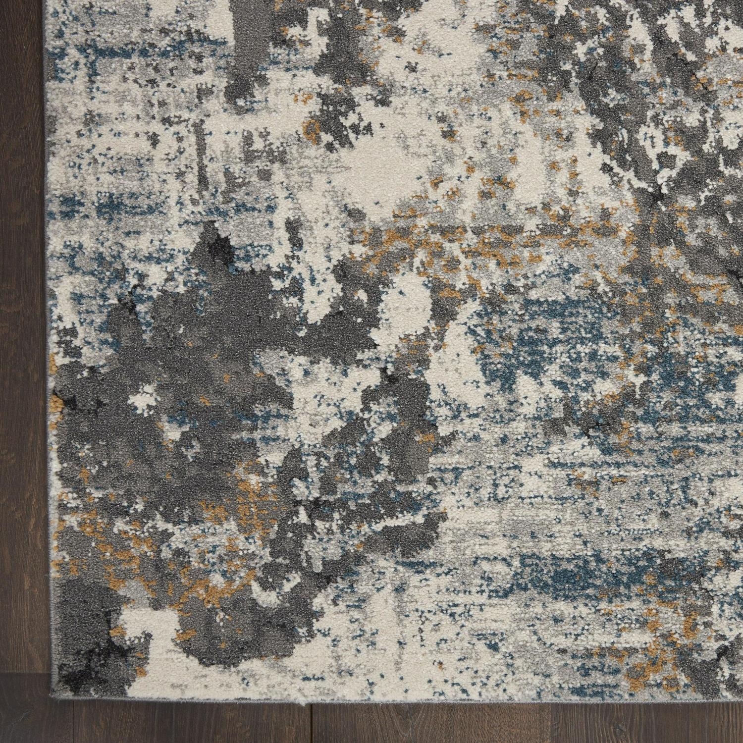 Nourison Ludlow Eclectic Grey/Multi 5'3" x 7'3" Area Rug, (5x7) - Image 4