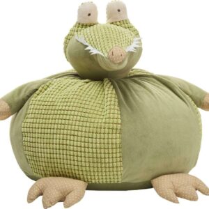 Nourison Snuggle Buddies 18" Oversized Crocodile Pouf Plush Pillow
