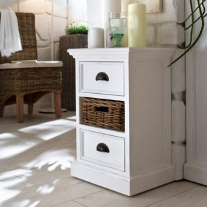 NovaSolo Halifax Short Storage Unit in Pure White