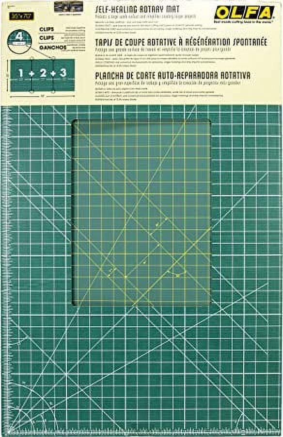 OLFA Continuous Grid Rotary Mat Set 35"X70"-