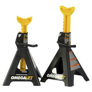 Omega 12 Ton double locking ratchet style jack stands