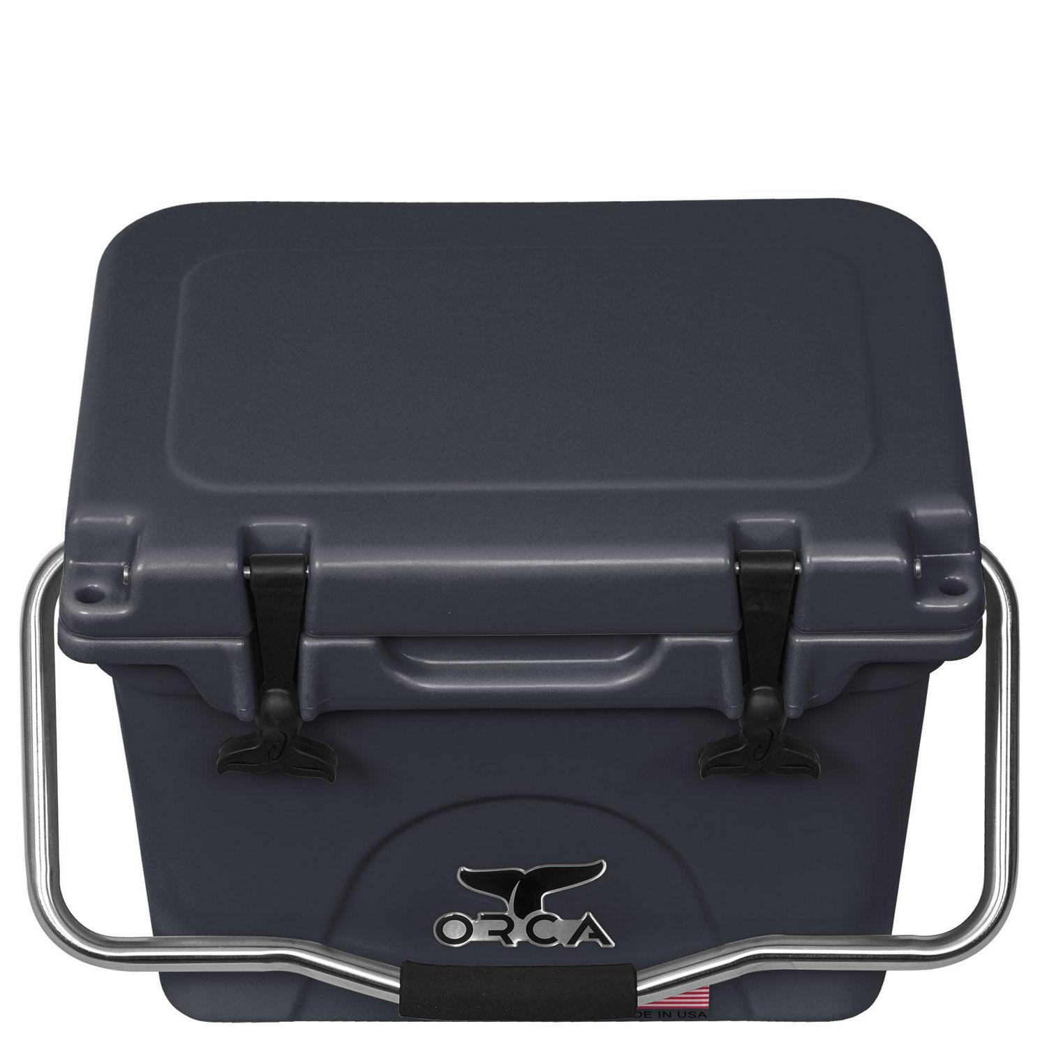 ORCA 20 Quart Hard Cooler Insulated Ice Chest, Charcoal Gray - Image 2