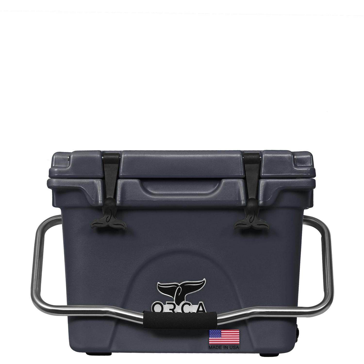 ORCA 20 Quart Hard Cooler Insulated Ice Chest, Charcoal Gray