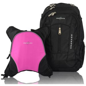 Obersee BERN Diaper Bag Backpack | Detachable Baby Bottle Cooler | Waterproof Padded Large Diaper Changing Pad