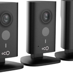 Oco Indoor Security Camera Video Monitoring Surveillance with Cloud Storage and SD card (3-pack)