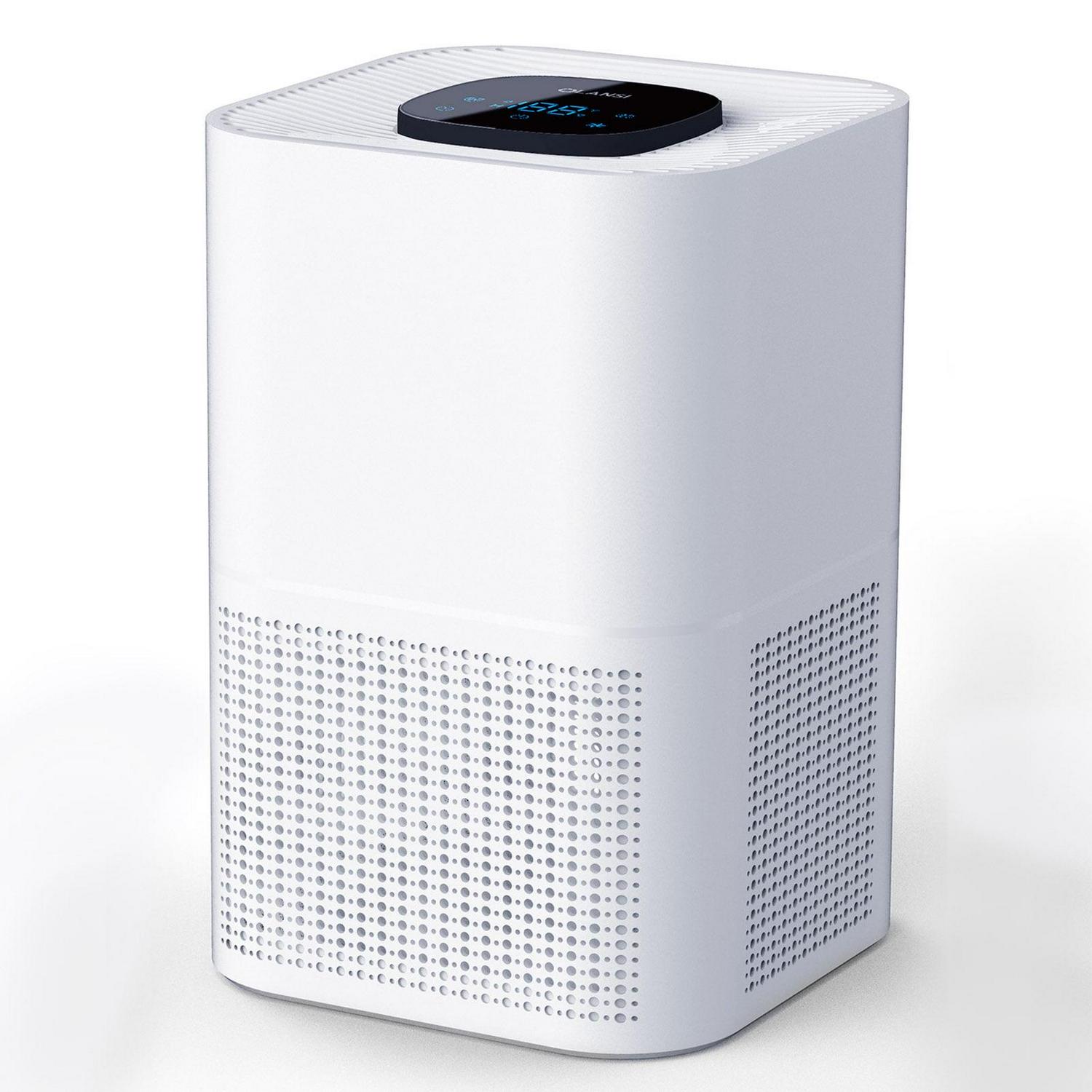 Olansi HEPA Air Purifier for Home Large Room, Allergies, Pet Hair, 99.97% Purification,White