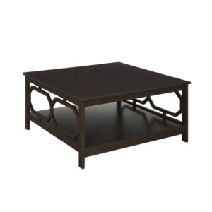 Convenience Concepts Omega Square 36" Coffee Table, Multiple Finishes