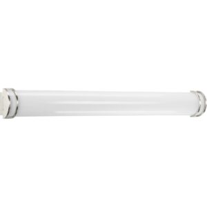 Progress Lighting, Modern Elegance Collection, 1-Light LED Bath Light, Brushed Nickel, Steel