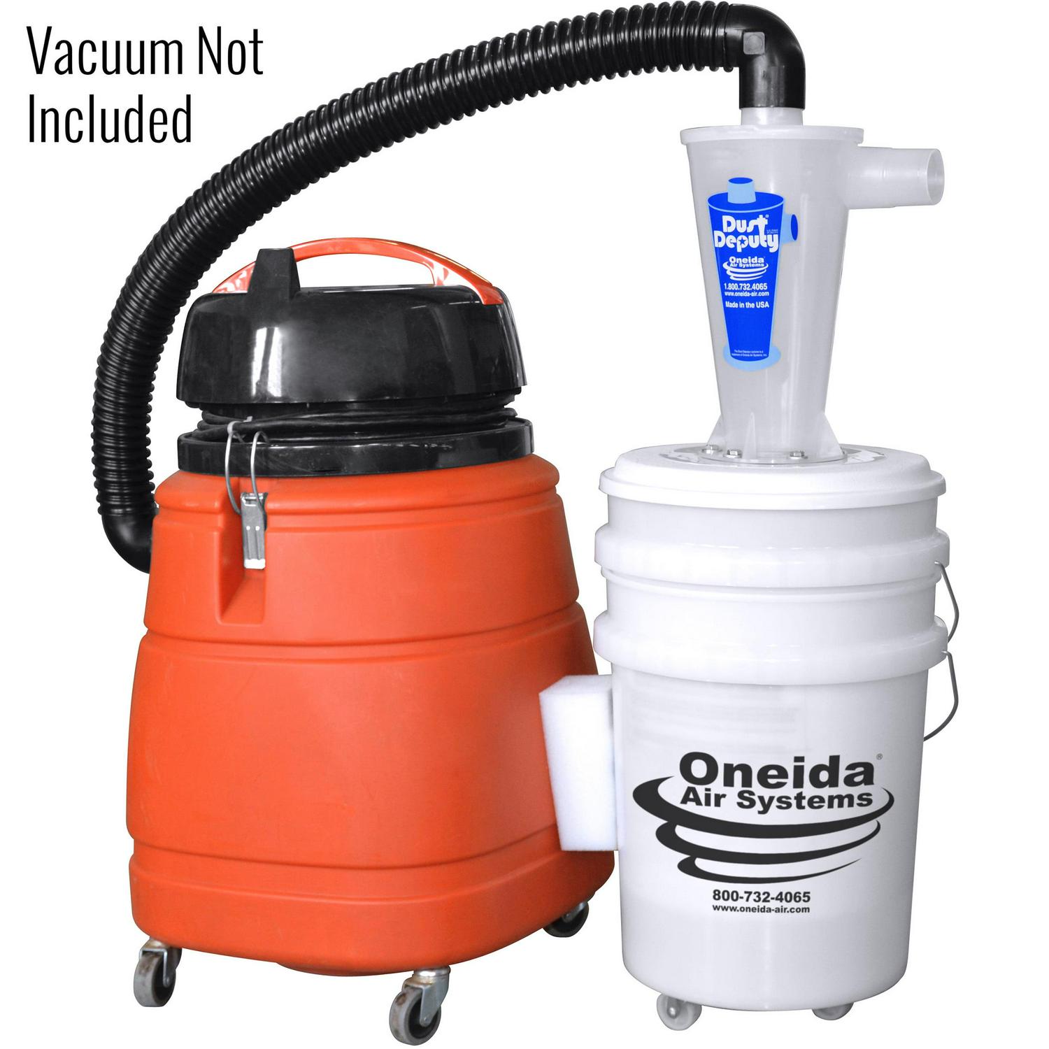 Oneida Air Systems Dust Deputy Deluxe 12 in. L X 12 in. W X 2 in. D Wet/Dry Vac Cyclone Separator Ki - Image 4