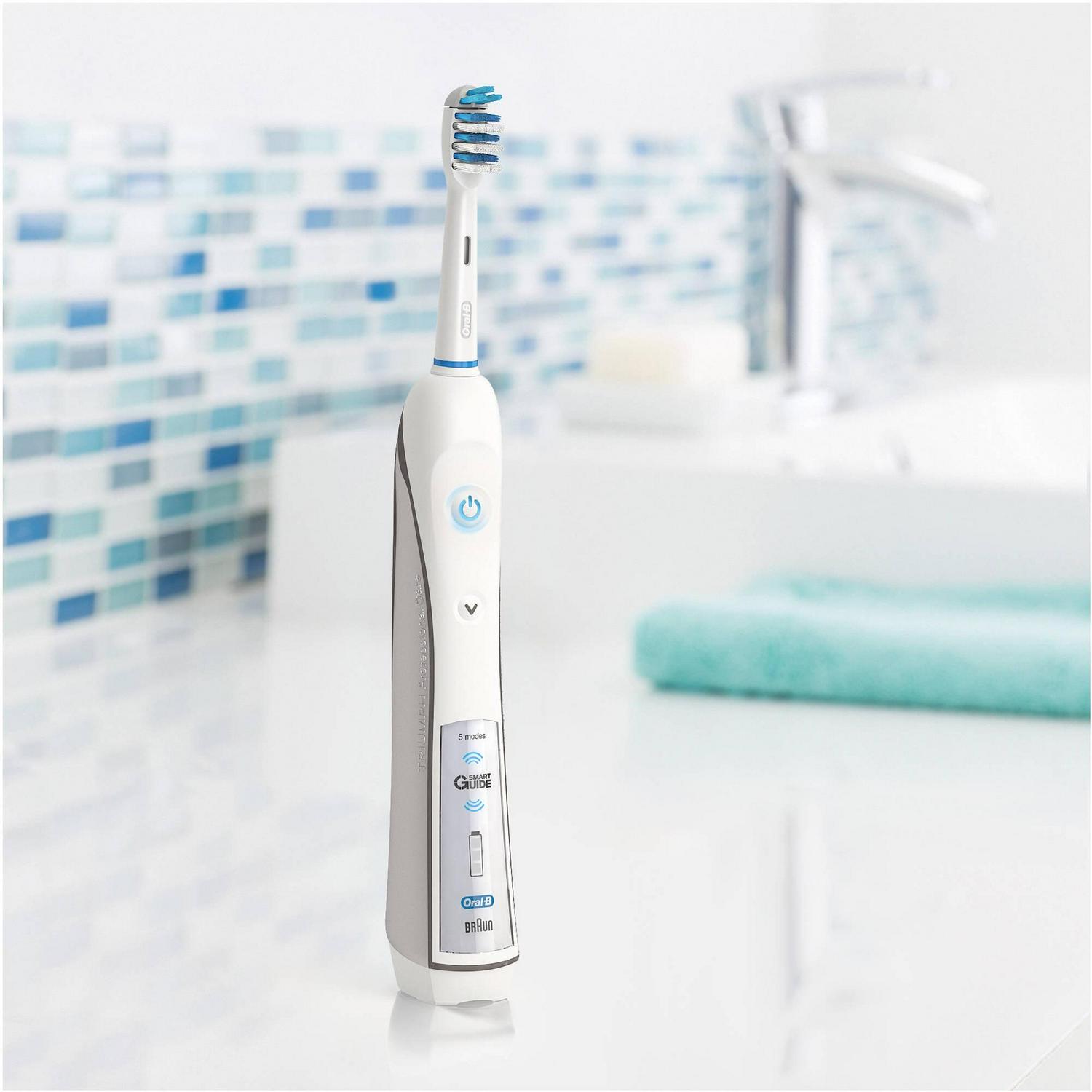 Oral-B Deep Sweep + Smart Guide Triaction 5000 Rechargeable Electric Toothbrush - Image 6