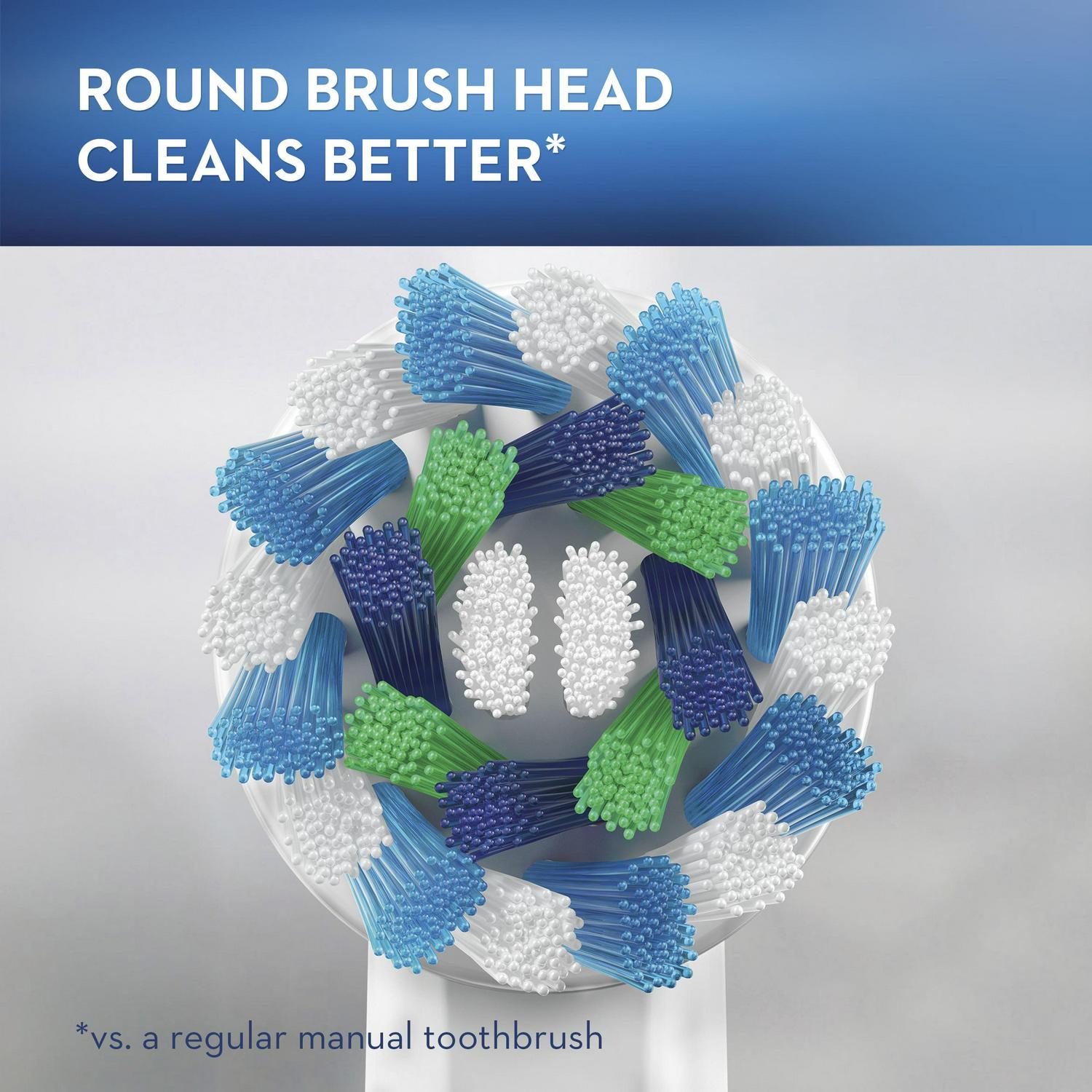 Oral-B Genius X Luxe Rechargeable Electric Toothbrush With Artificial Intelligence, 7 Brush Heads, 1 Travel Case, Sakura Pink - Image 4