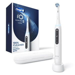 Oral-B iO LUXE Series 5 Electric Toothbrush with (1) Brush Head, Rechargeable, White