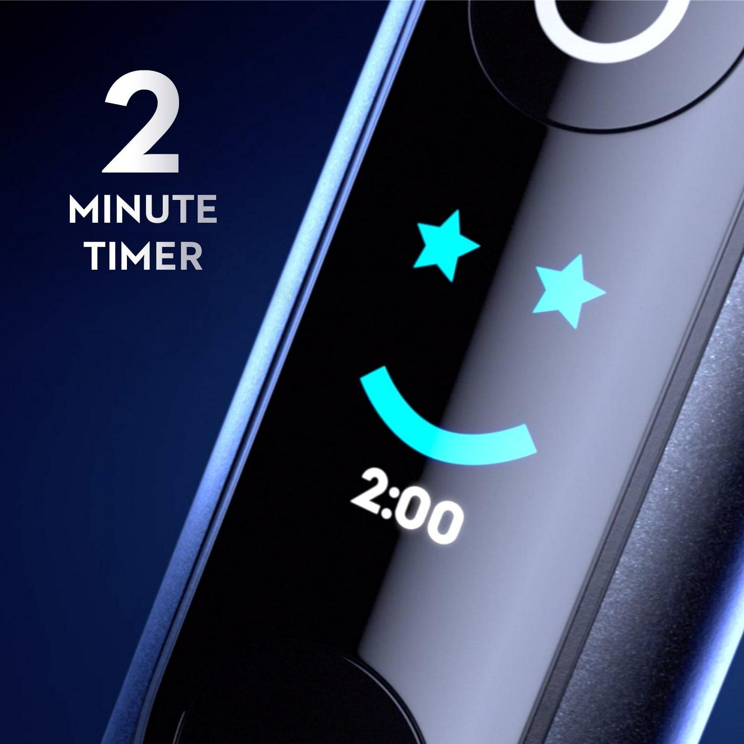 Oral-B iO Series 7 Electric Toothbrush, 2 Compact Brush Heads, Black Onyx, for Adults & Children 3+ - Image 16