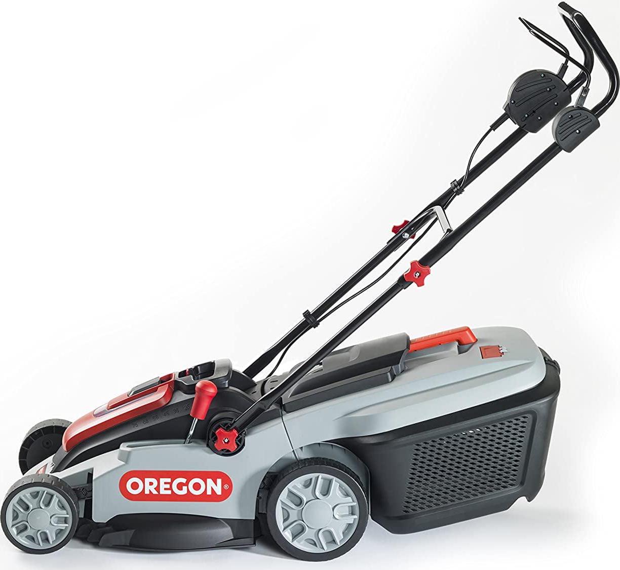 Oregon LM300 40V Max Brushless 16" Lawn Mower, 4.0 Ah Battery and C650 Charger Included