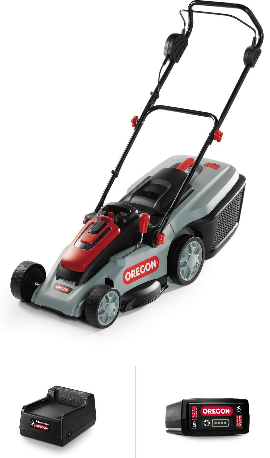 Oregon LM300 40V Max Brushless 16" Lawn Mower, 4.0 Ah Battery and C650 Charger Included - Image 2