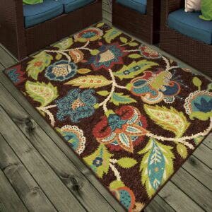 Orian Rugs Basil Area Rug, Brown