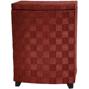 ORIENTAL FURNITURE Handmade Natural Fiber 27-inch Laundry Hamper (China) Mahogany