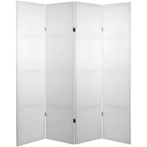 Red Lantern 6 ft. Tall Do It Yourself Canvas Room Divider - 4 Panel