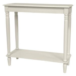 Handmade Wood 31-inch Classic Design Console Table (China) White