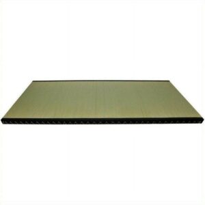 Oriental Furniture Queen Size Tatami Mat, Traditional Japanese Rush Grass Natural Color Flooring, 2.00"H