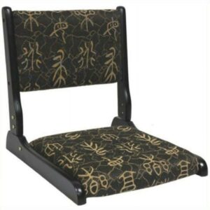 Oriental Furniture Zaisu Oriental Furniture Tatami Chair in Black