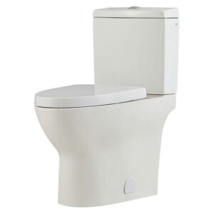 Ove Decors Beverly Two-Piece Elongated Dual Flush Ceramic Toilet with Soft Close Seat