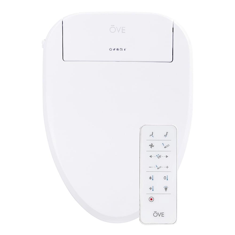 Ove Decors Calero Electric Bidet Elongated Toilet Seat, White - Image 7