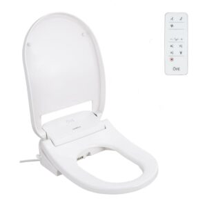 Ove Decors Vanda Electric Bidet Toilet Seat for Elongated Shaped Toilet in White
