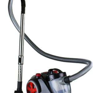 Ovente Electric Bagless Canister Vacuum Cleaner 1.5L Dust Cup, Portable Corded Suction Lightweight Machine with Cleaning Tool Easy Clean for Hard Floor or Carpet