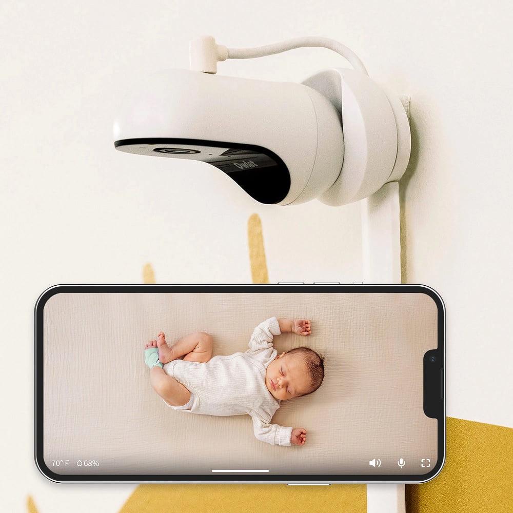 Owlet Dream Duo (Gen 2) - Smart Baby Monitor Bundle with Sock & Cam 2 HD Wifi Video - Mint - Image 3