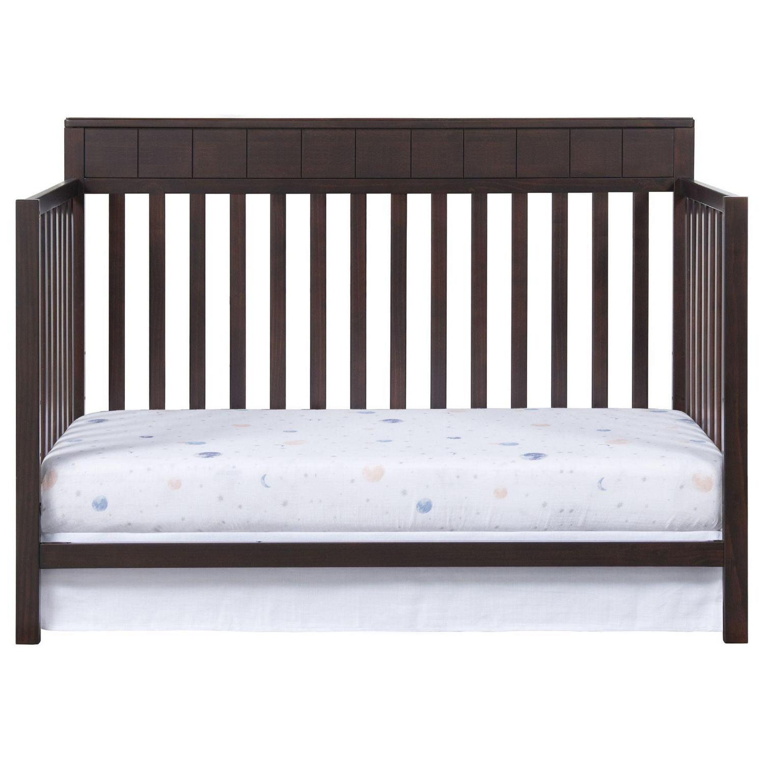 Oxford Baby Logan 4-in-1 Convertible Crib, Espresso Brown, GREENGUARD Gold Certified, Wooden Crib - Image 6