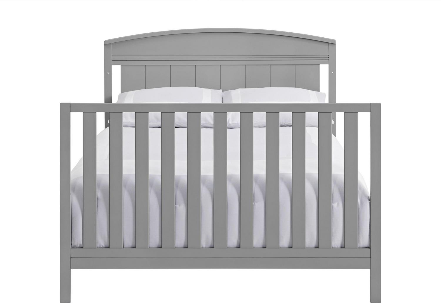 Oxford Baby Pearson 4-in-1 Convertible Crib & Changing Station, Dove Gray, GREENGUARD Gold Certified, Wooden Crib - Image 11