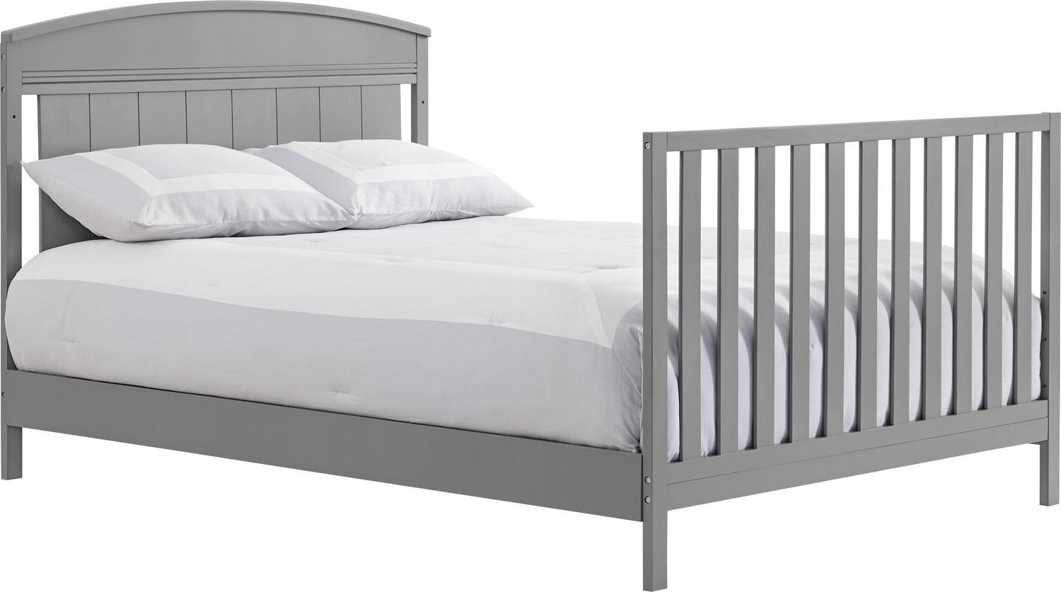 Oxford Baby Pearson 4-in-1 Convertible Crib & Changing Station, Dove Gray, GREENGUARD Gold Certified, Wooden Crib - Image 7