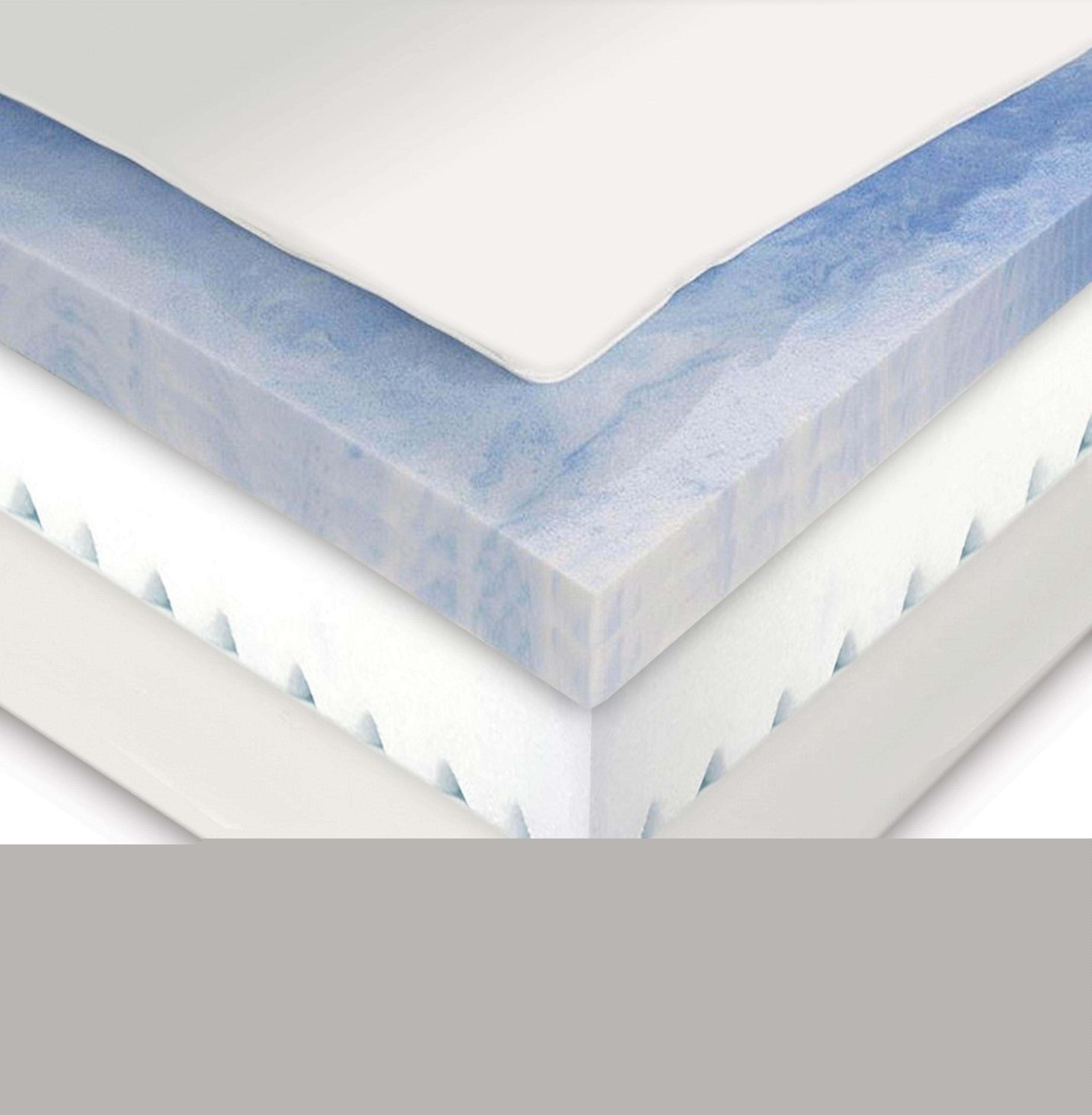 Oxford Baby Slumber Dual Stage Foam 6" Standard Crib & Toddler Mattress, White - Image 3