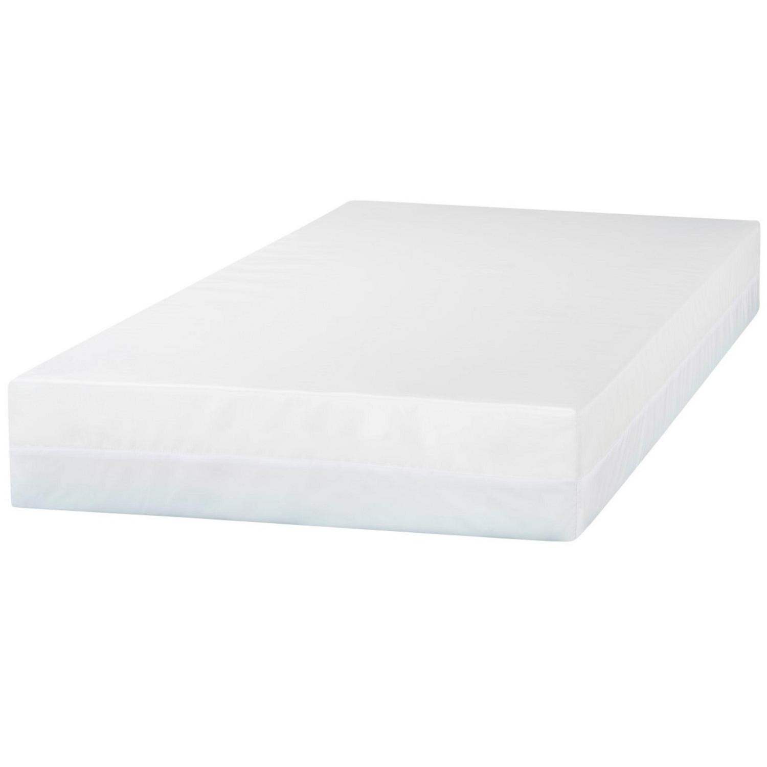 Oxford Baby Slumber Dual Stage Foam 6" Standard Crib & Toddler Mattress, White - Image 2