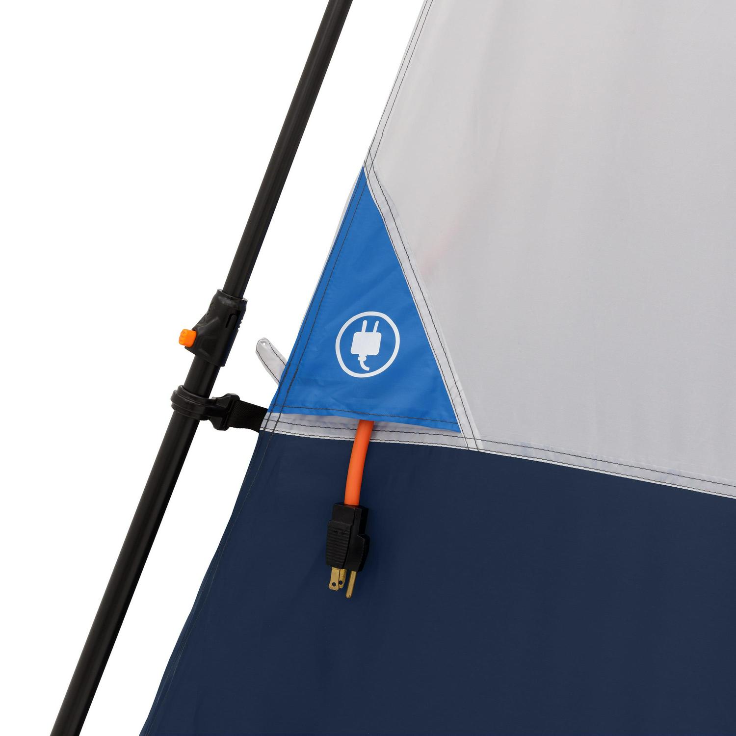 Ozark Trail 10’ x 9' 6-Person Instant Cabin Tent with LED Lighted Hub, 25 lbs - Image 12