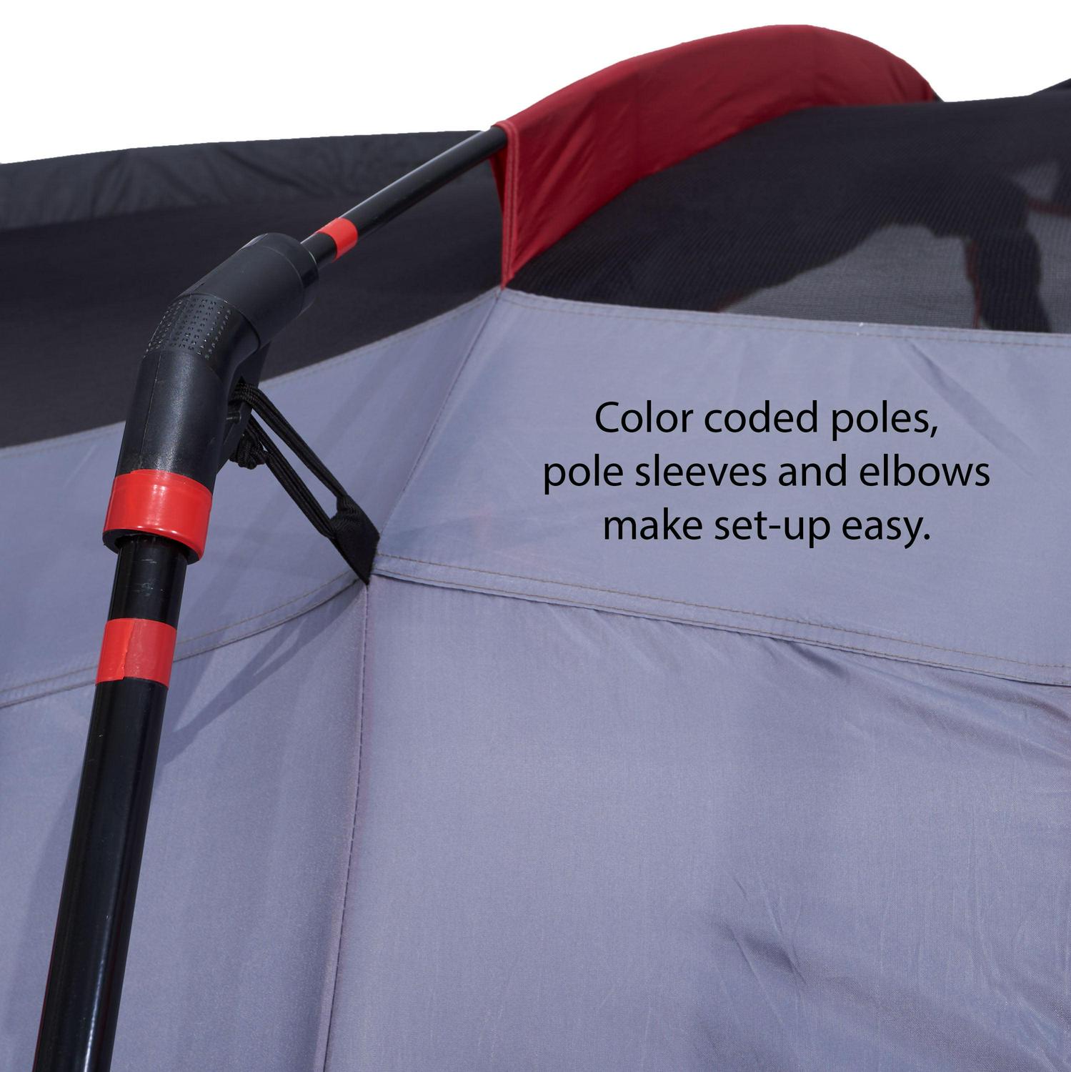 Ozark Trail 12-Person Cabin Tent, with Convertible Screen Room - Image 13